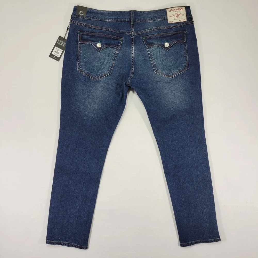 True Religion Men's Denim Jeans ROCCO‎ SN FLAP SKINNY Size 42 x 32